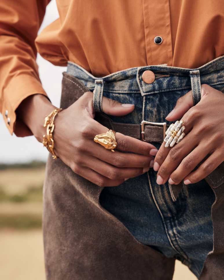 Ember Gold Cocktail Ring