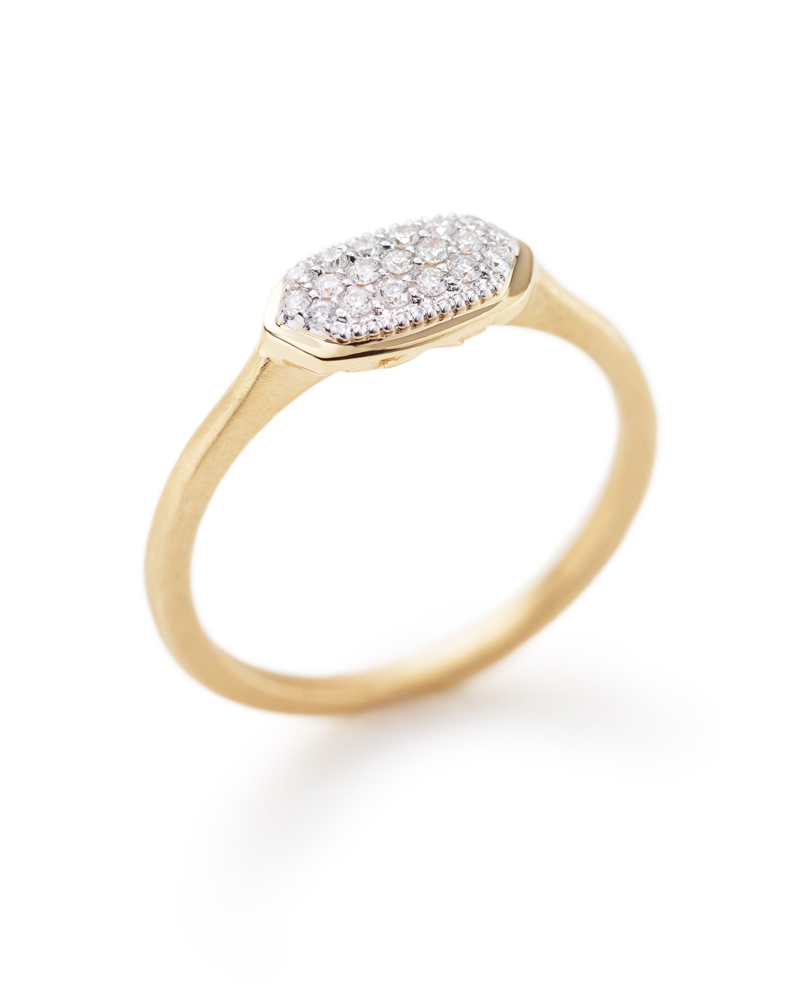 Isa Ring in Pave Diamond and 14k Yellow Gold 842177145852