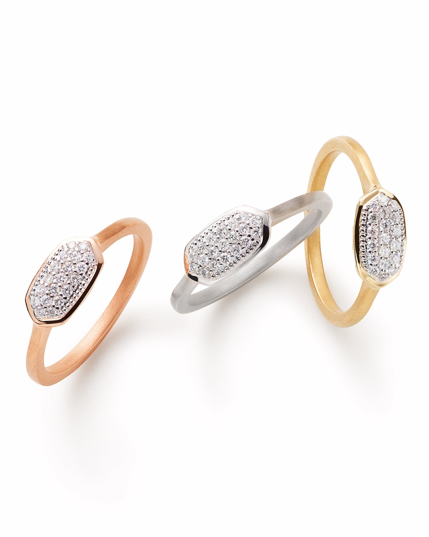 Isa Ring in Pave Diamond and 14k Yellow Gold 842177145852