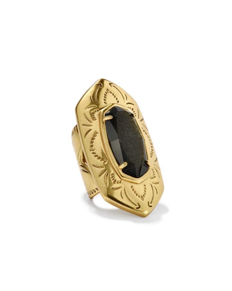 Keziah Vintage Silver Cocktail Ring