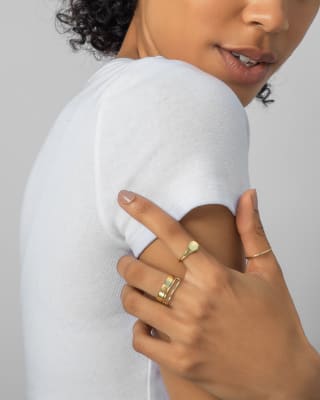Larissa Band Ring in Sterling Silver 842177069936