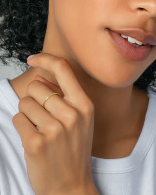 Larissa Band Ring in Sterling Silver 842177069936