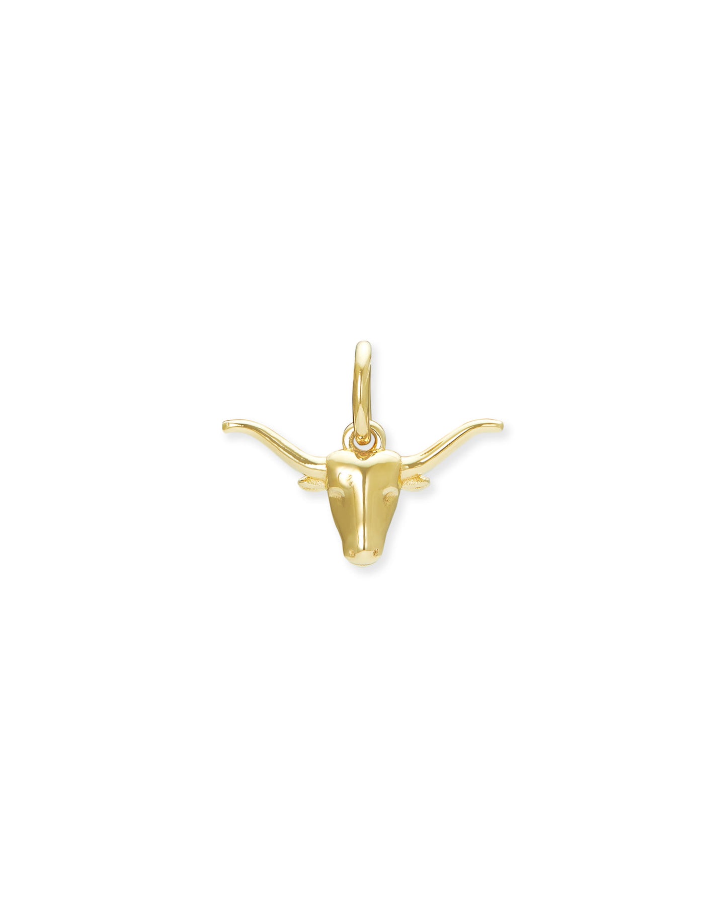 Longhorn Charm in Sterling Silver & 18k Gold Vermeil