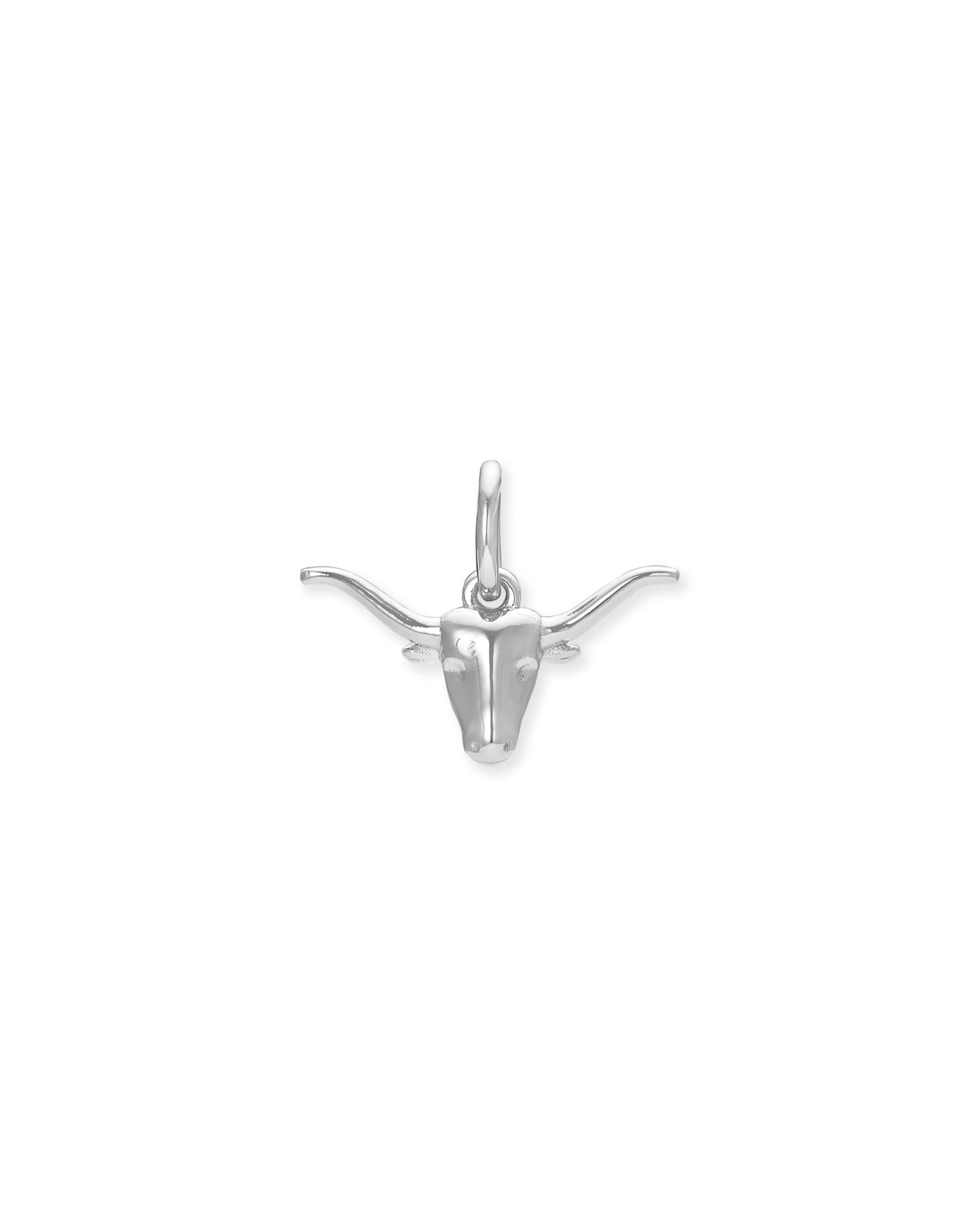 Longhorn Charm in Sterling Silver & 18k Gold Vermeil