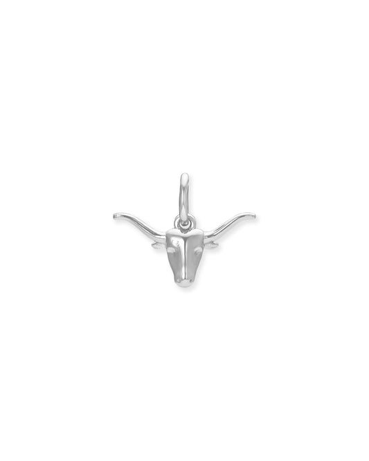Longhorn Charm in Sterling Silver & 18k Gold Vermeil