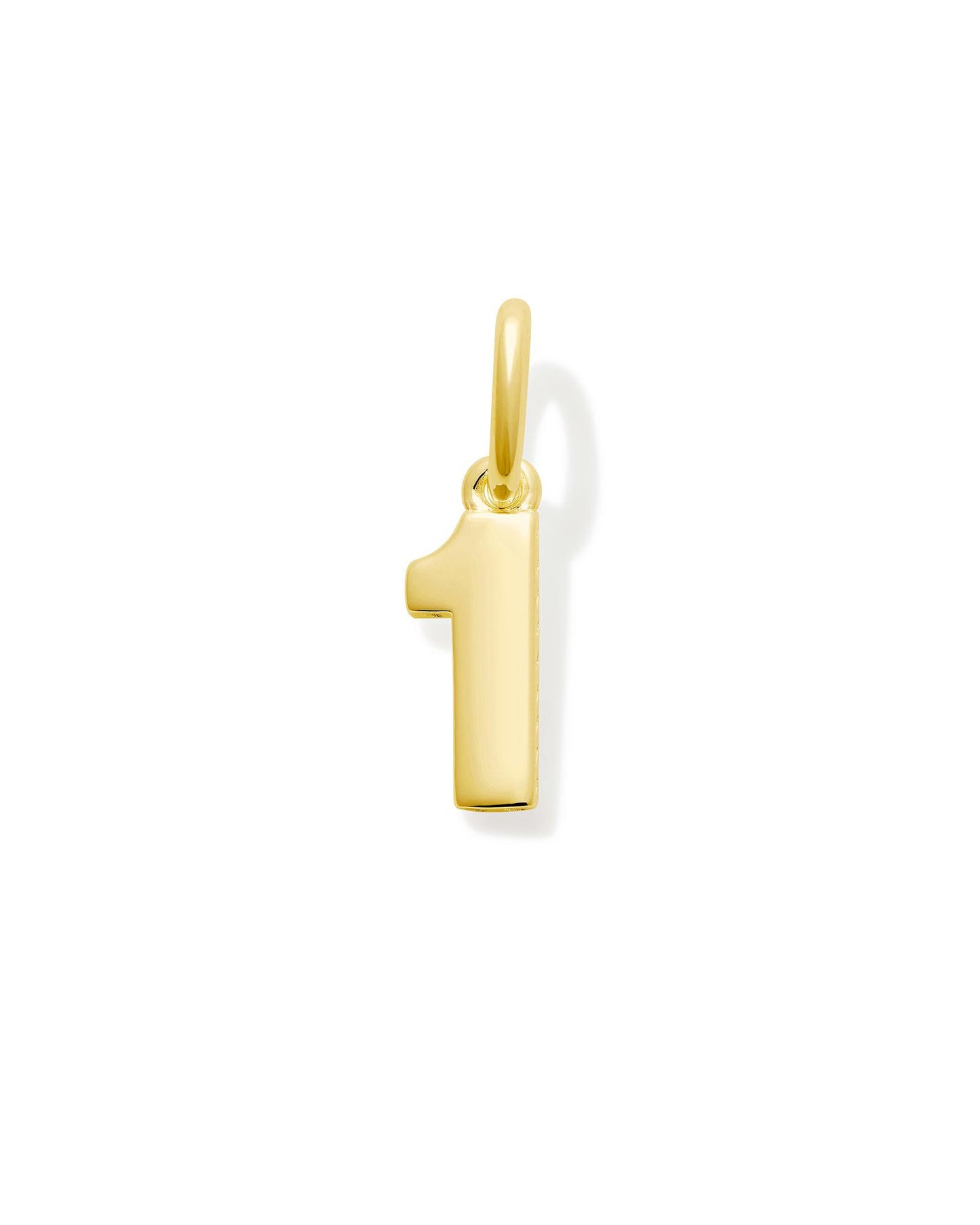 Metal Number 8 Charm in 18k Gold Vermeil