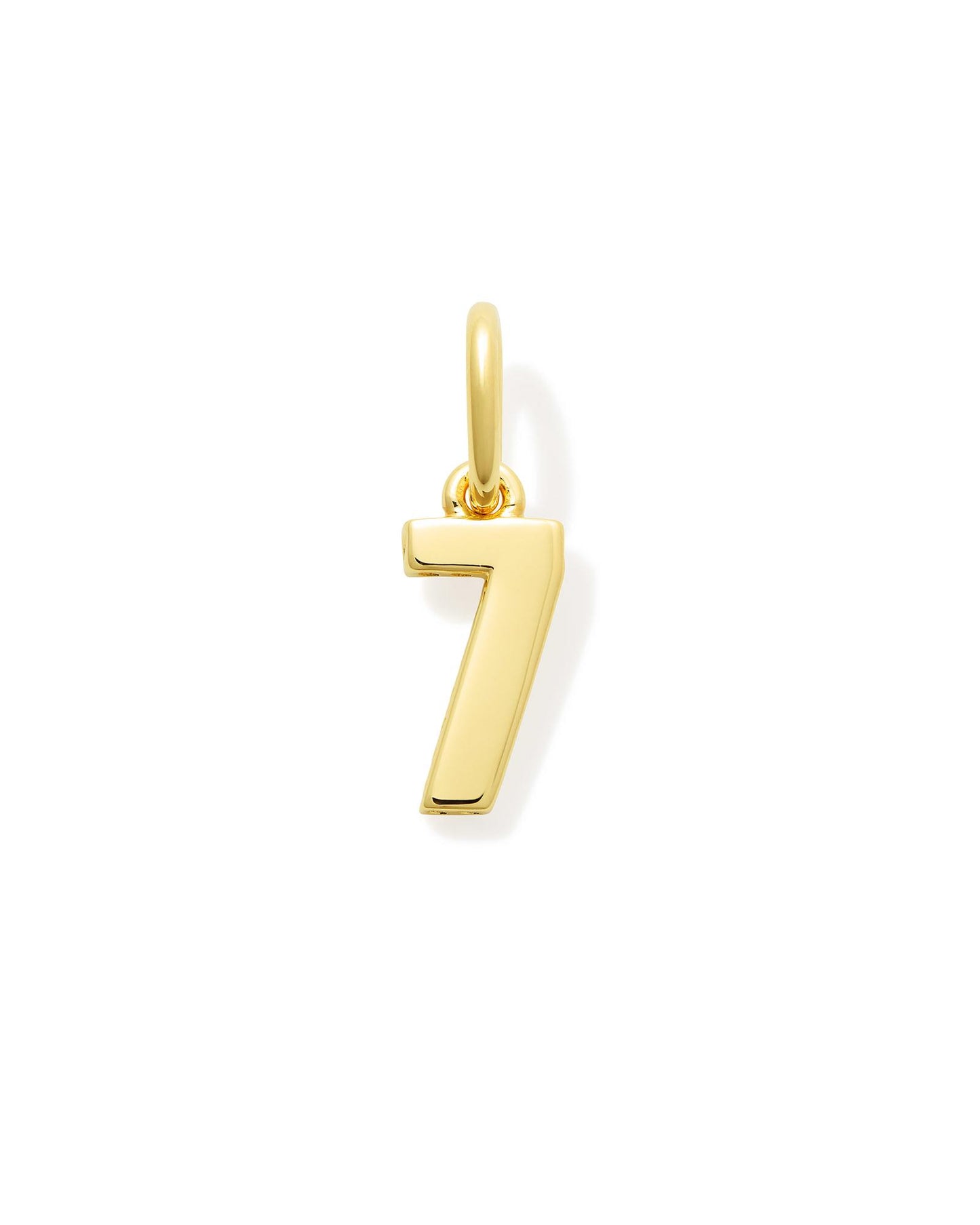 Metal Number 8 Charm in 18k Gold Vermeil