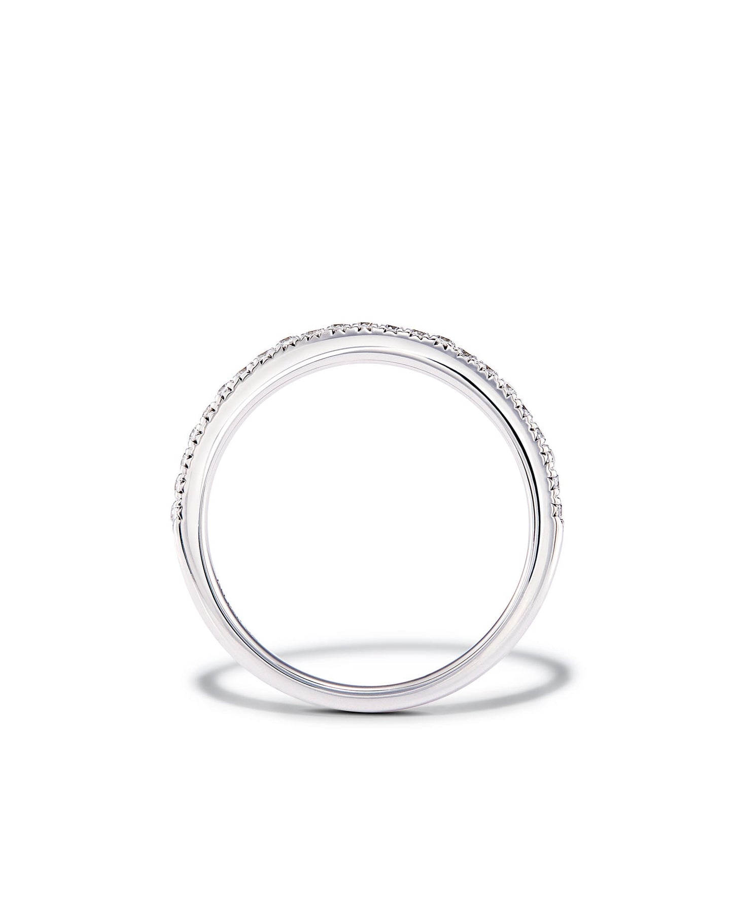Pave Band Ring in 14k Gold