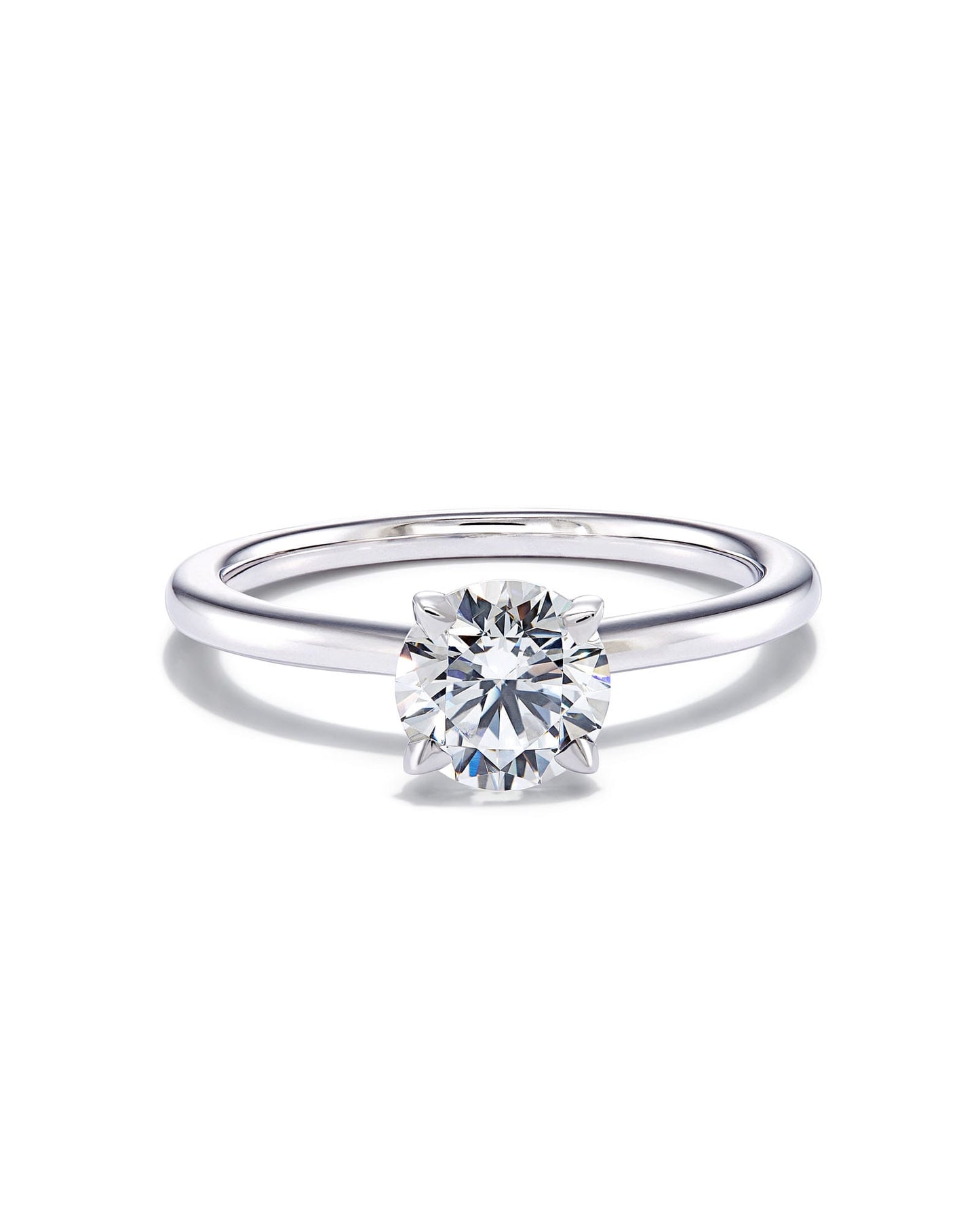 0.5 ct Round Solitaire Engagement Ring in 14k