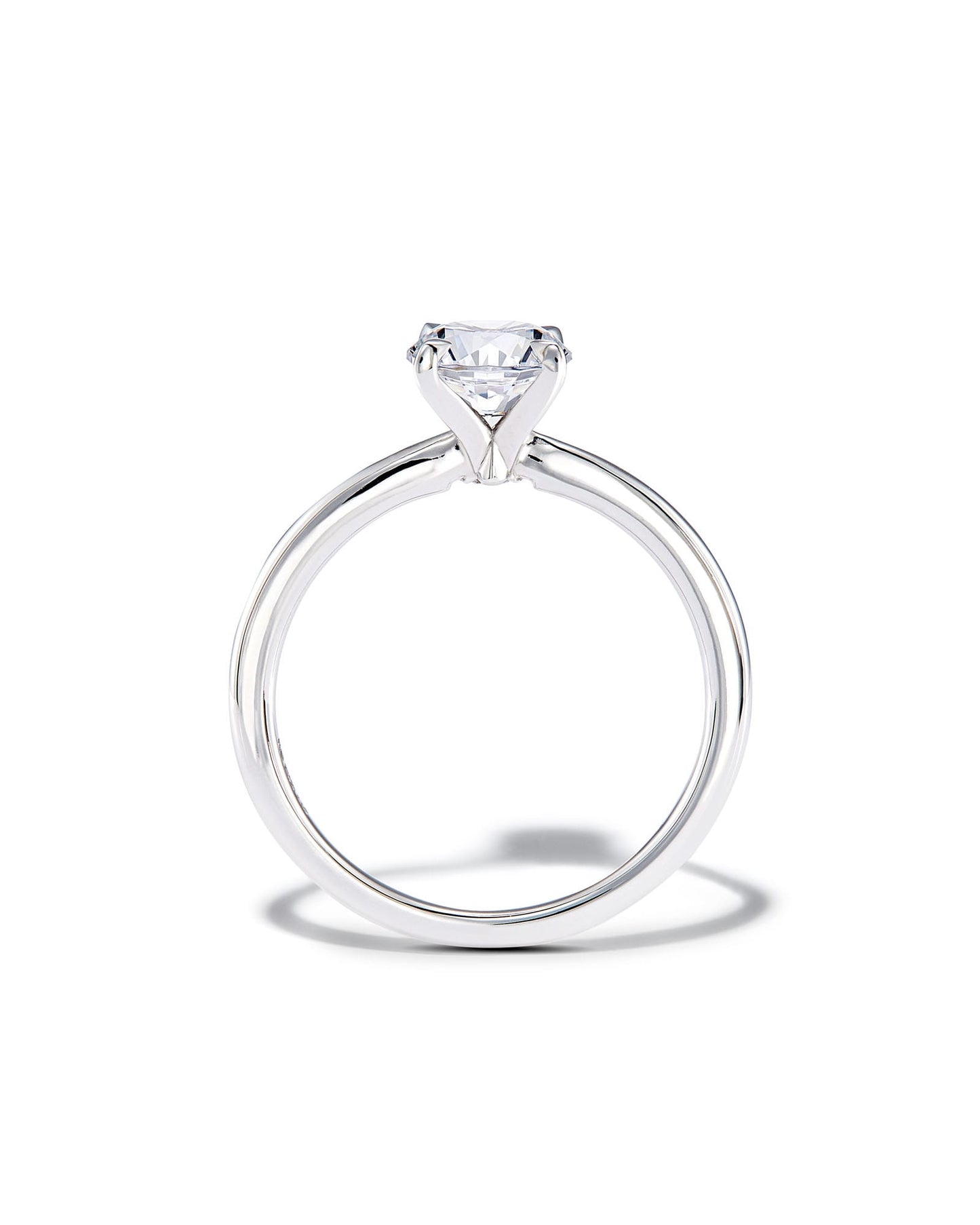0.5 ct Round Solitaire Engagement Ring in 14k