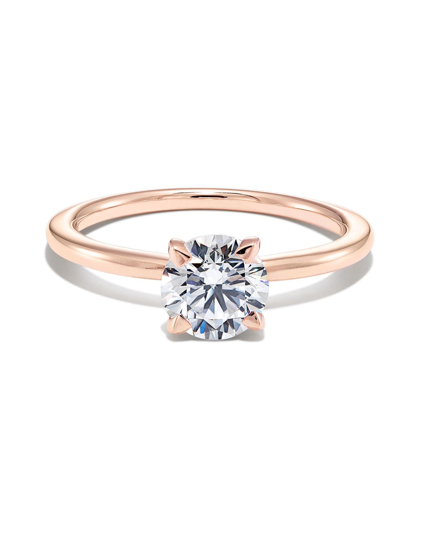 0.5 ct Round Solitaire Engagement Ring in 14k