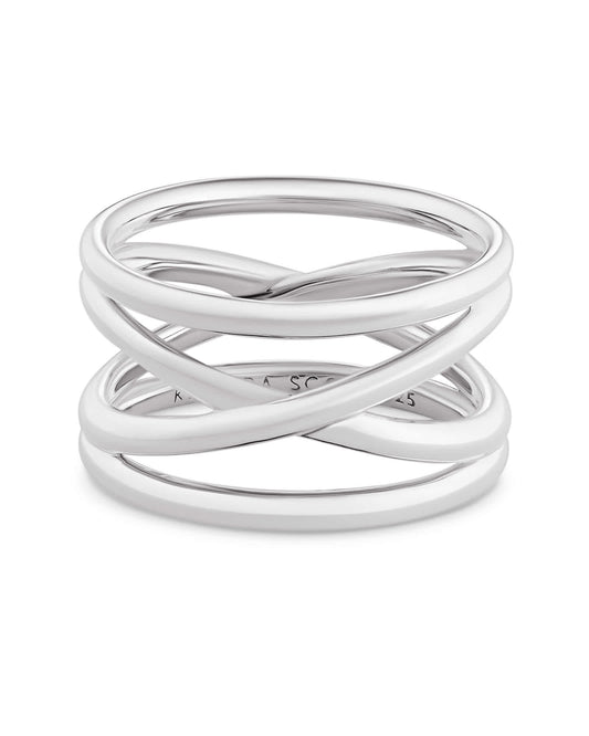 Sarah Band Ring in Sterling Silver 842177168868