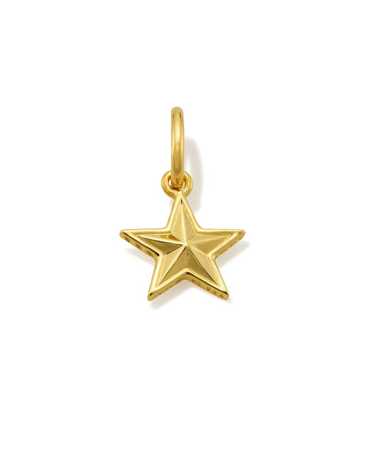 Small Star Charm in 18k Gold Vermeil & Sterling Silver