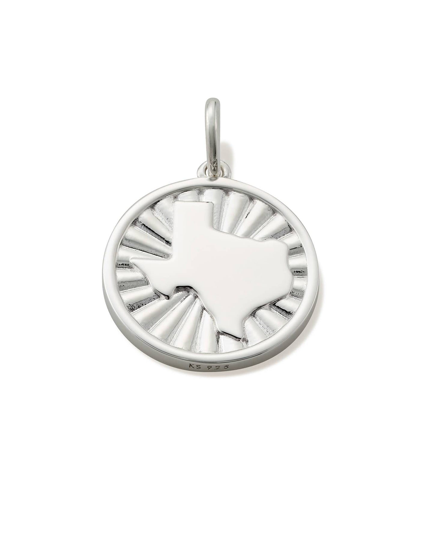 Texas Coin Charm in 18k Gold Vermeil & Sterling Silver
