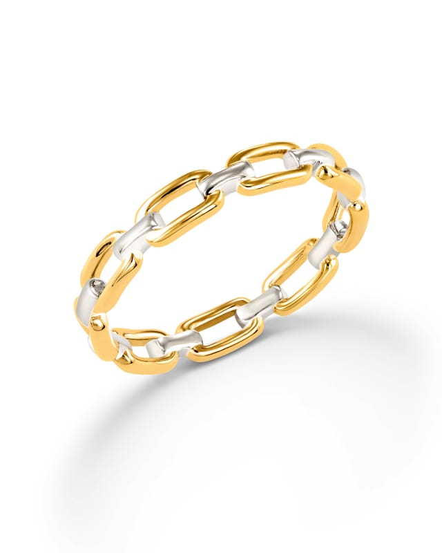 Wren Band Ring in Mixed Metal