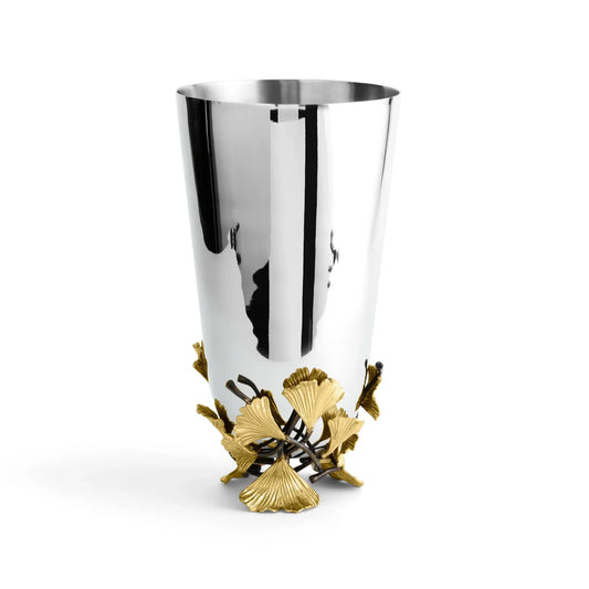 Golden Ginkgo Vase 132112