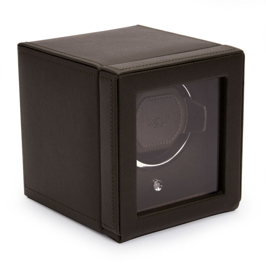 Wolf Cub Single Watch Winder with Cover 461106