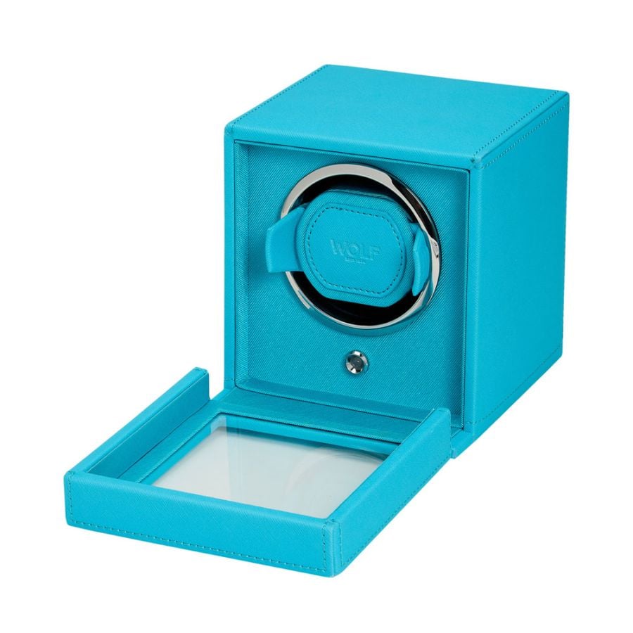 Wolf Cub Single Watch Winder with Cover 461124