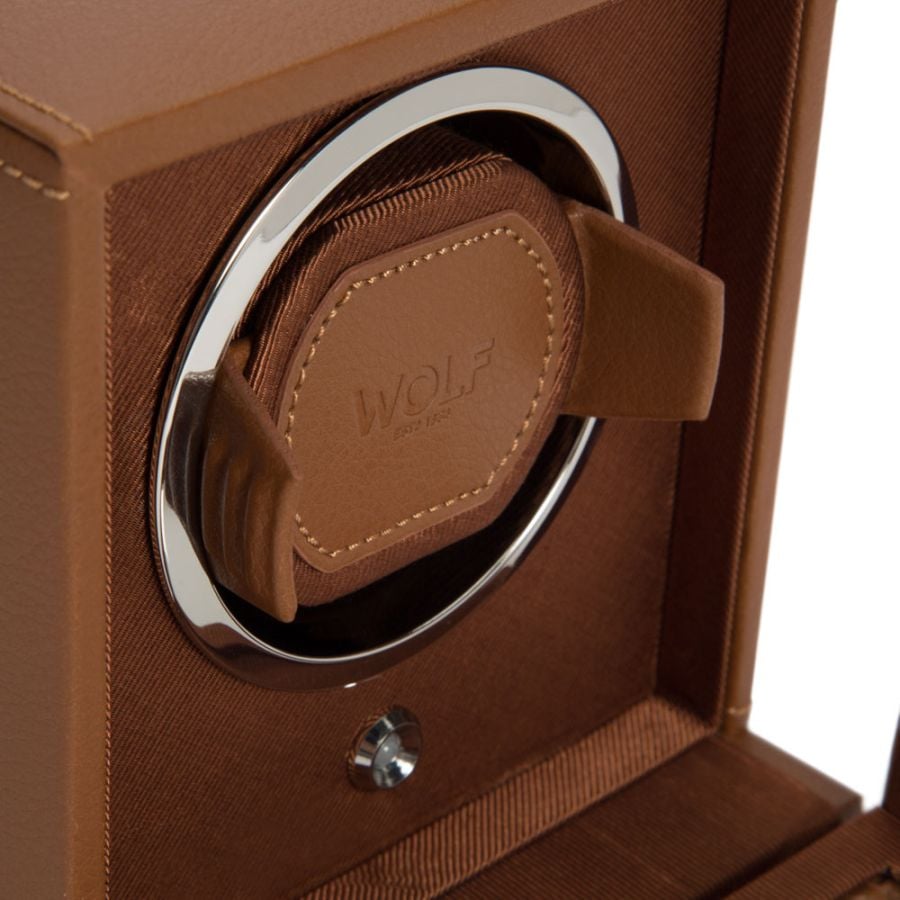 Wolf Cub Single Watch Winder with Cover 461127
