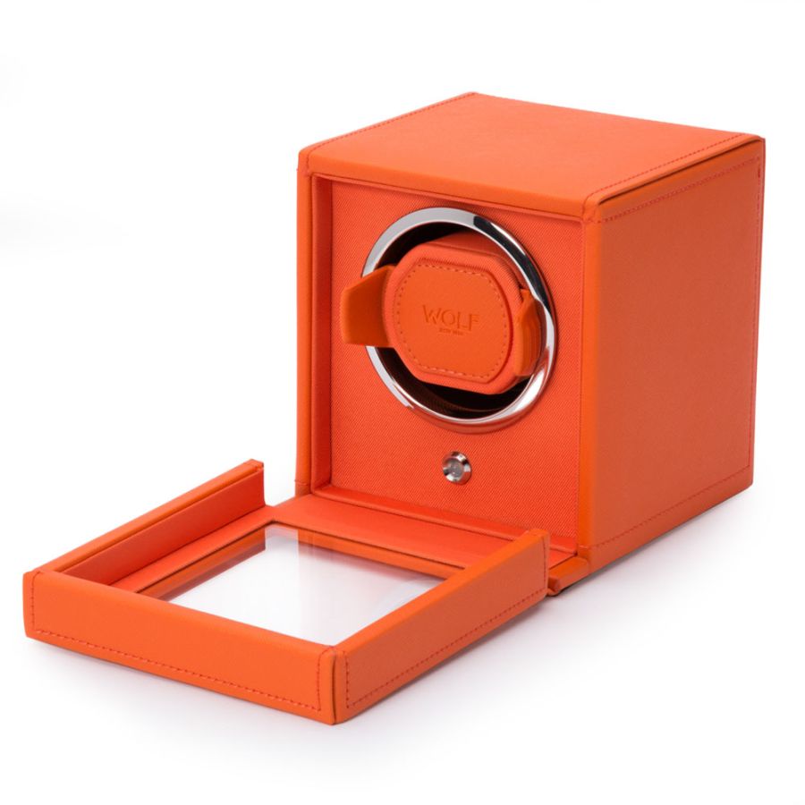 Wolf Cub Single Watch Winder with Cover 461139