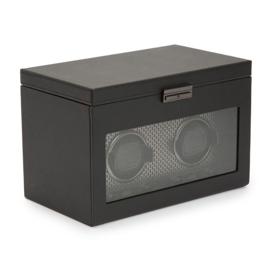 Wolf Axis Double Watch Winder With Storage 469303