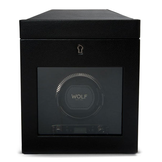 Wolf British Racing Single Watch Winder with Storage 792102