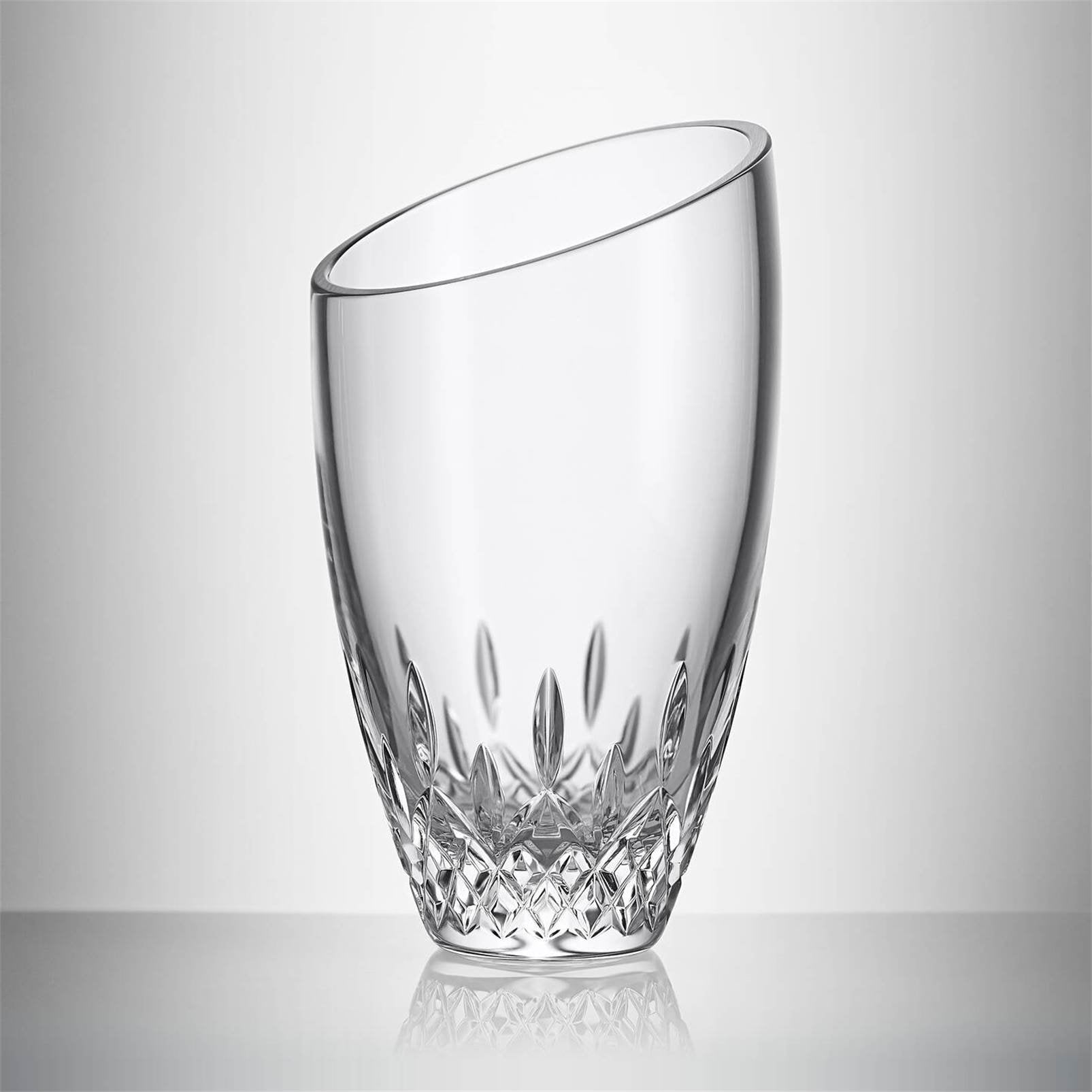 Water Ford Angular Vase 9in 1057715