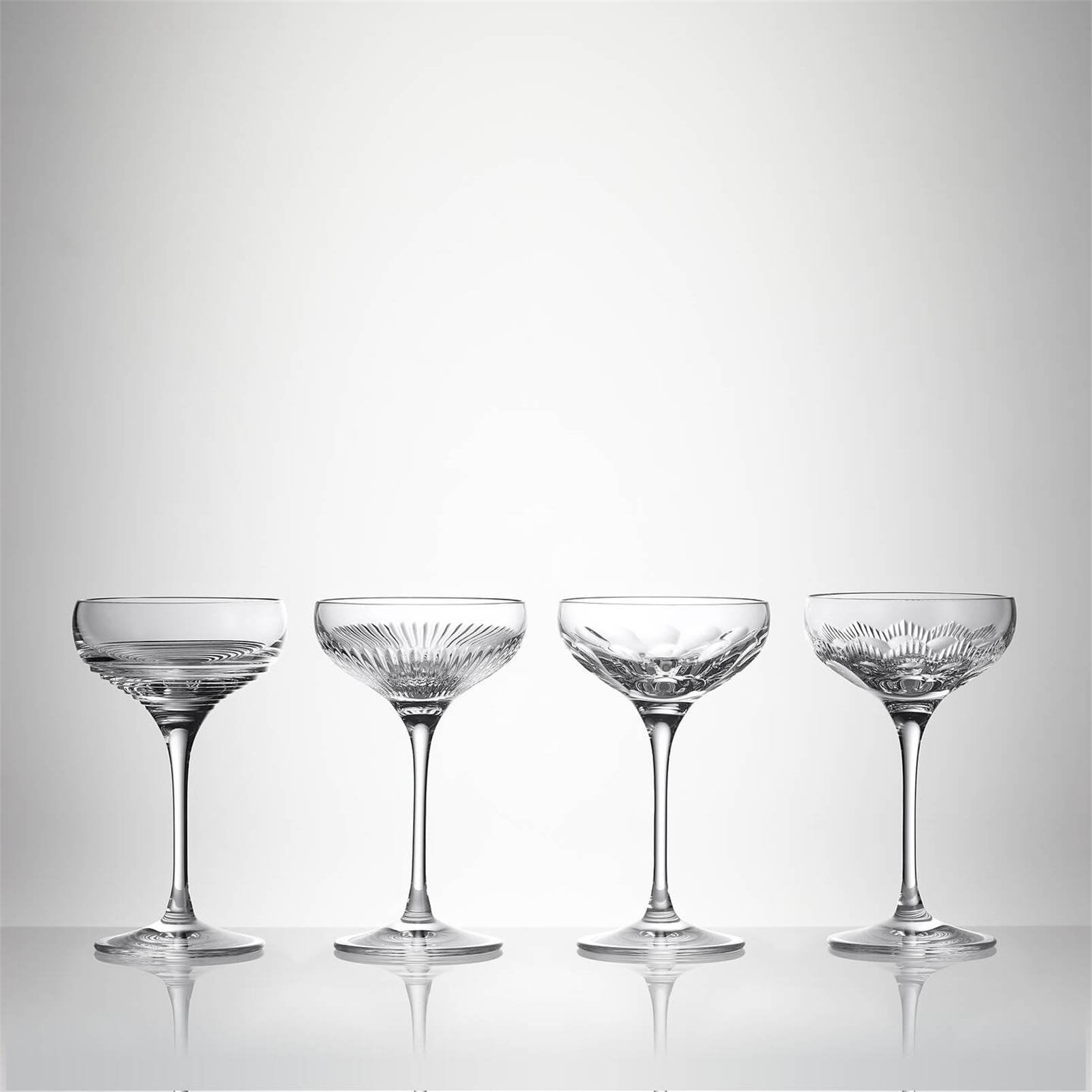 Water Ford Coupe 4oz Set of 4 Mixed 1058243