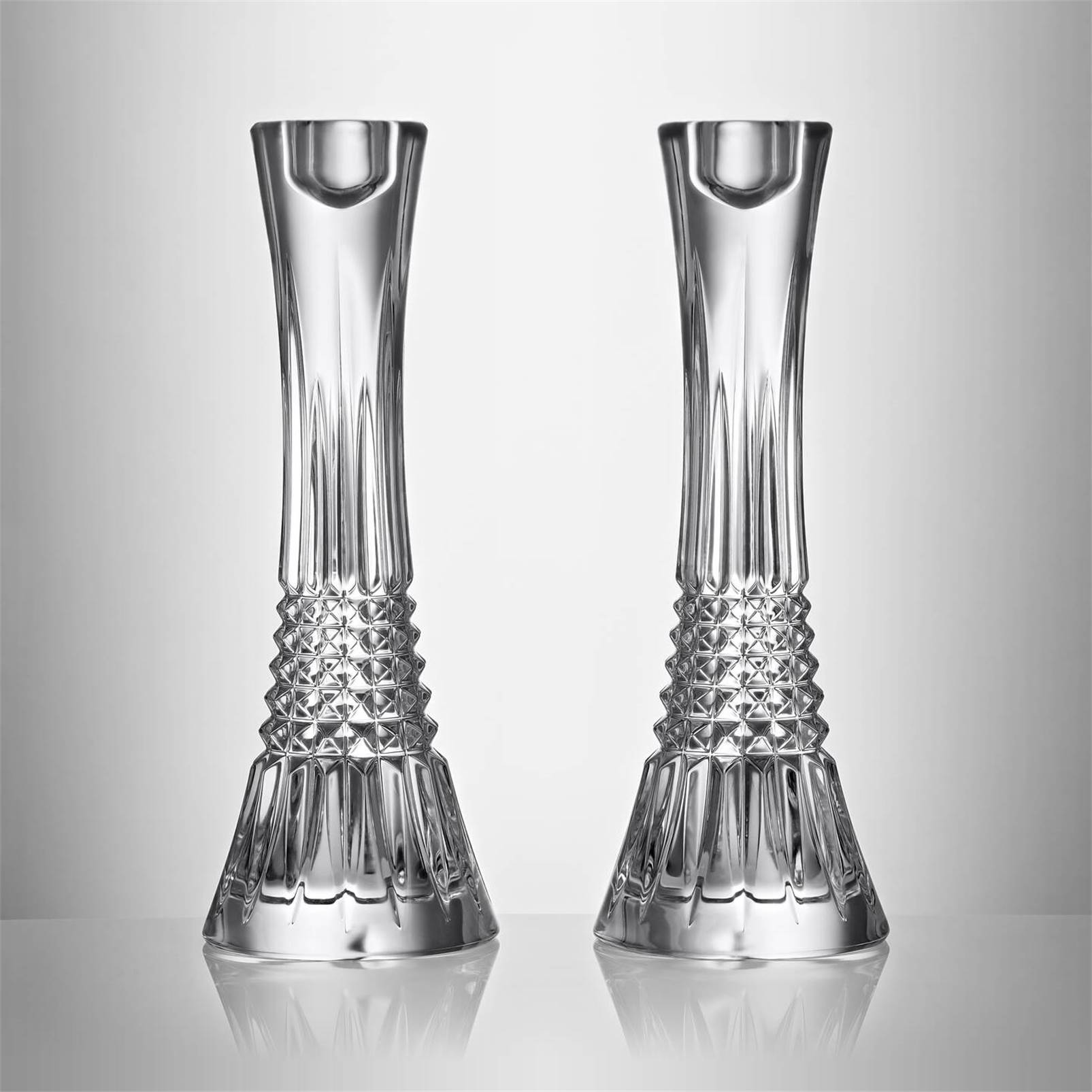 Water Ford Candlestick 10in Set of 2 1065331