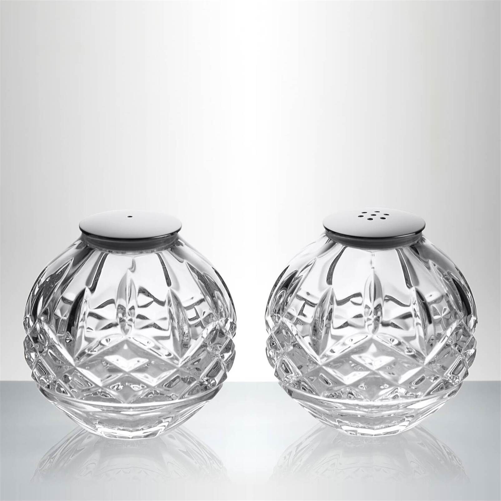 Water Ford Sphere Salt & Pepper 4in Set of 2 1070361