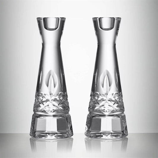 Water Ford Round Candlestick 8in Set of 2 1070370