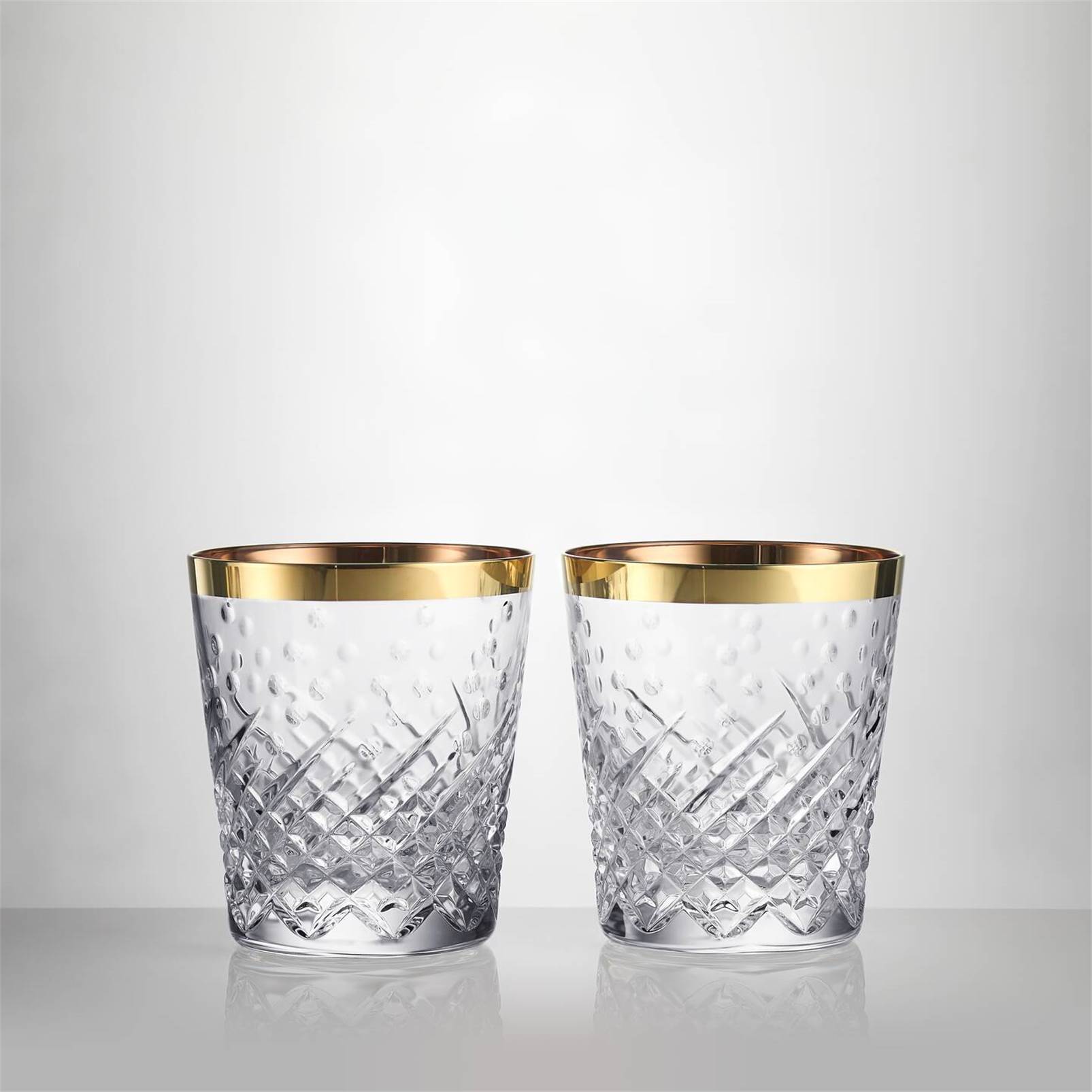 Water Ford Gilded Tumbler 11.5oz Set of 2 1080788