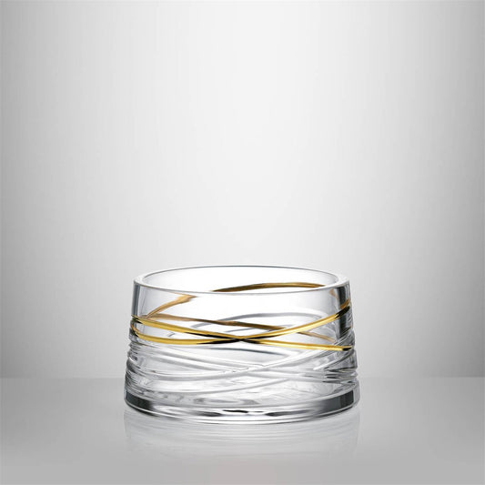 Water Ford Gilded Bottle Coaster 5in 1082482