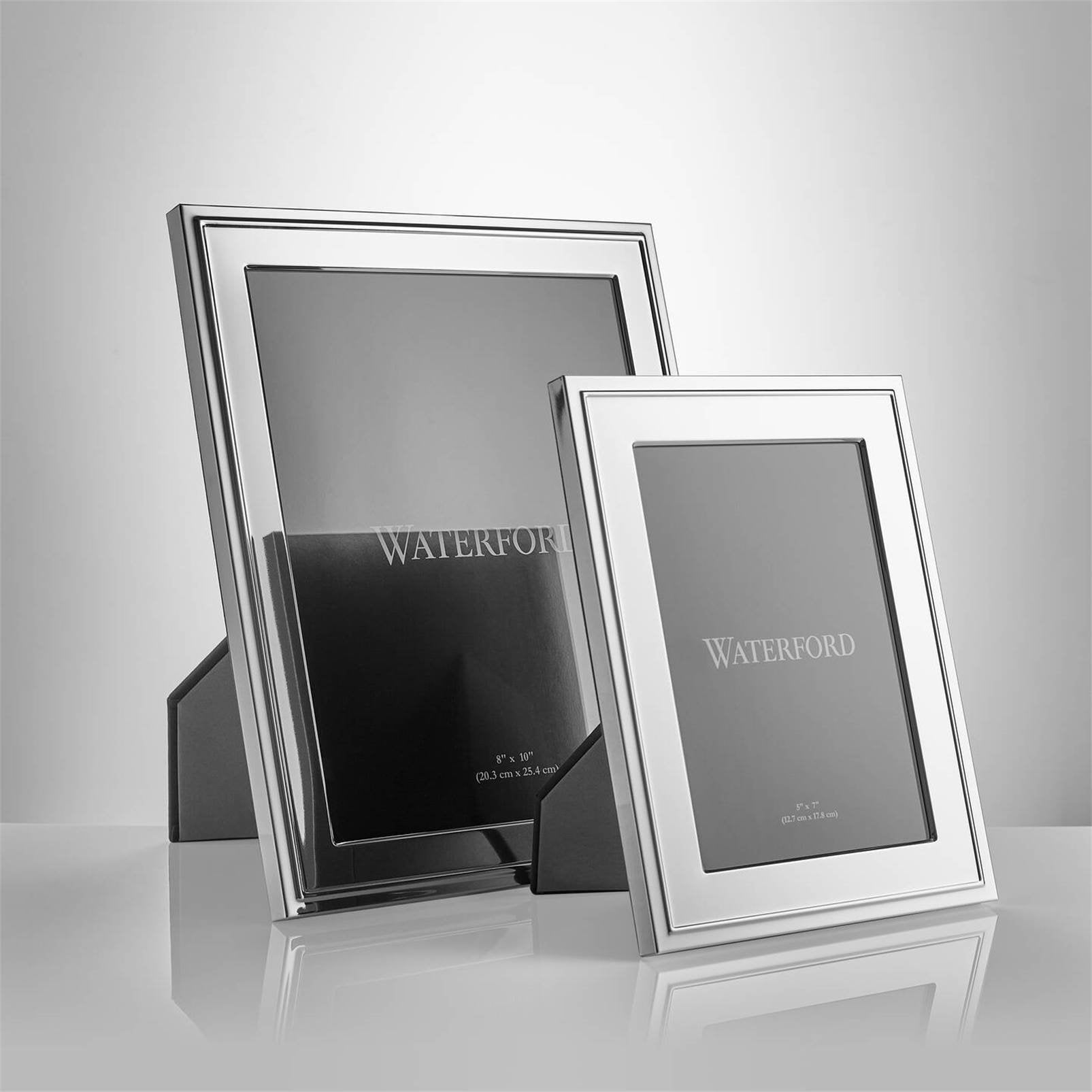 Water Ford Classic Silver Picture Frame 8x10 W3080