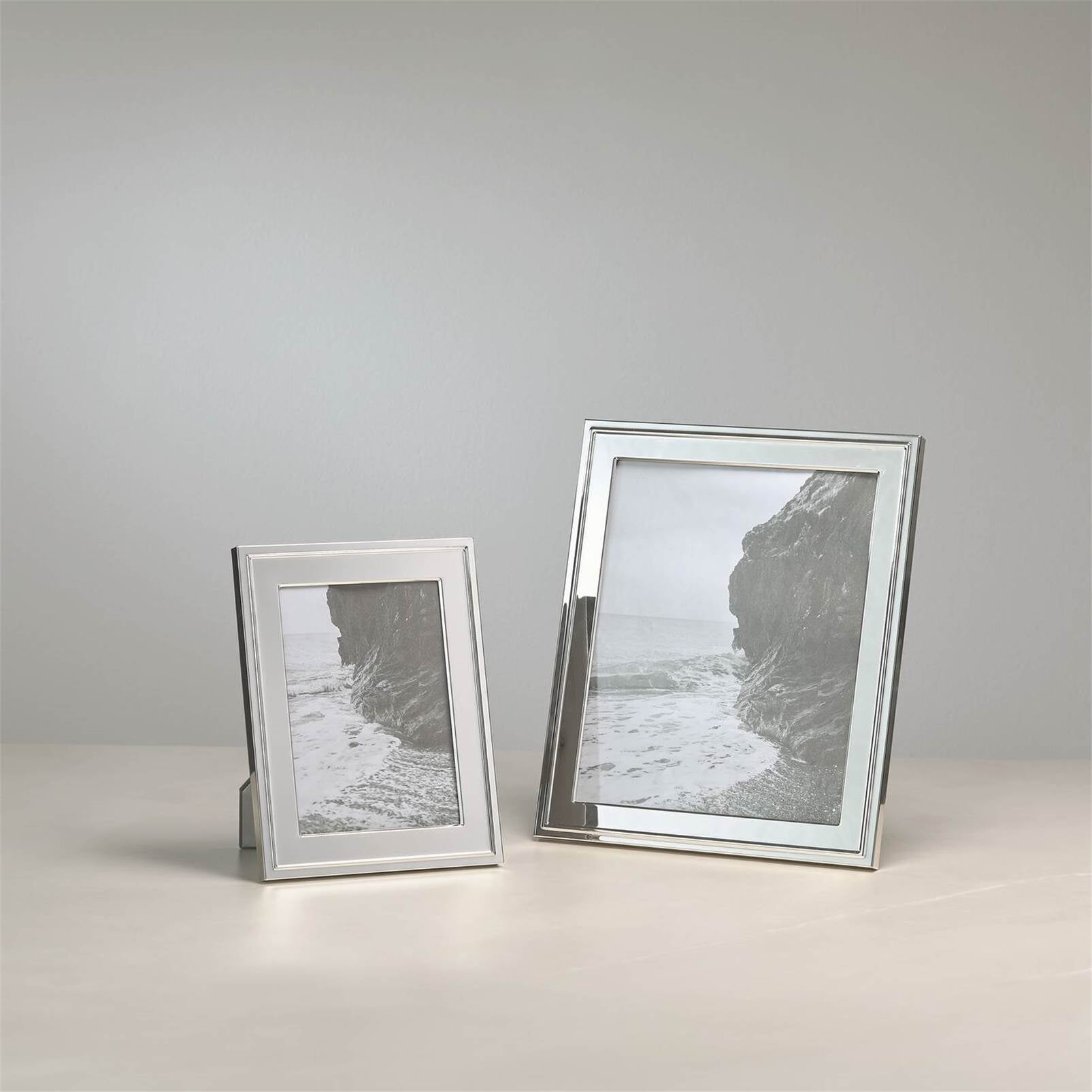Water Ford Classic Silver Picture Frame 8x10 W3080