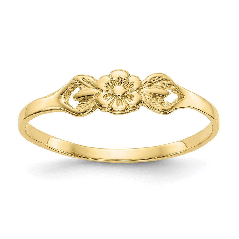 Quality Gold 10K Flower Child's Ring Gold