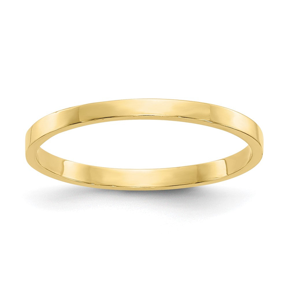 Quality Gold 10K High Polished Band Childs Ring Gold