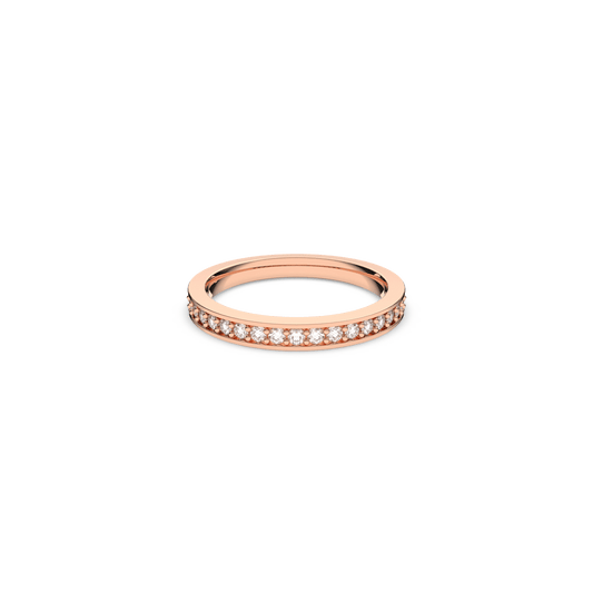 Rare ring, White, Rose gold-tone plated