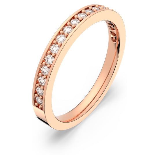 Rare ring, White, Rose gold-tone plated Size 52