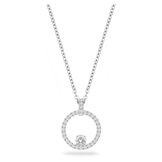Load image into Gallery viewer, Creativity pendant, White, Rhodium plated
