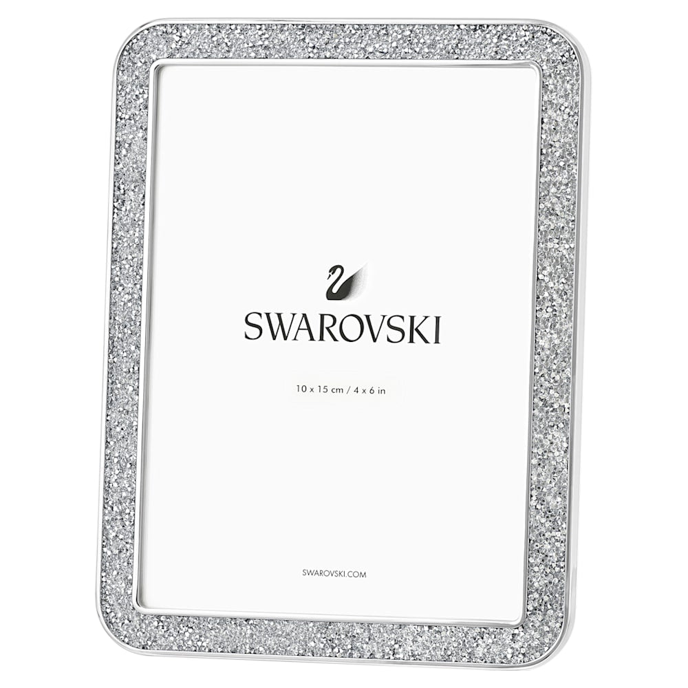 Load image into Gallery viewer, Swarovski Minera Picture Frame, Small, Silver Tone CRYSTALS Silver tone
