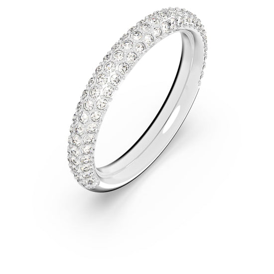 Swarovski Stone ring, White, Rhodium plated RINGS White
