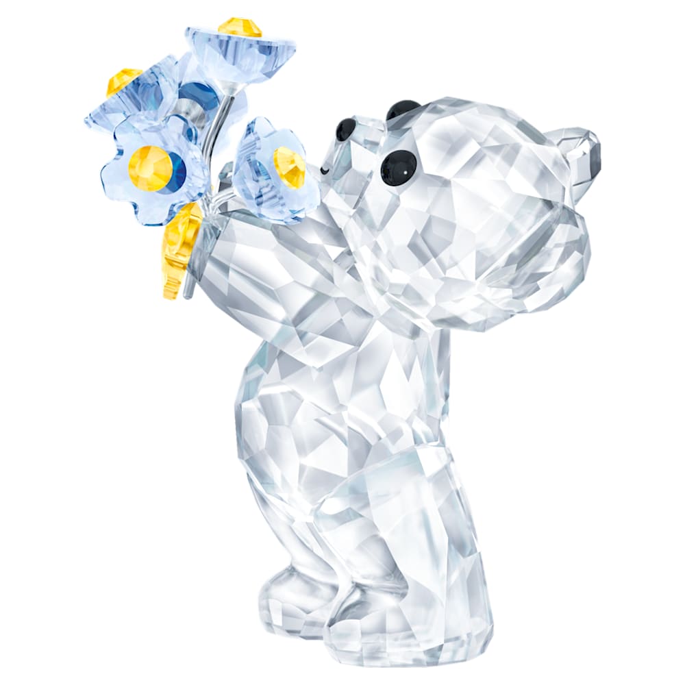 Load image into Gallery viewer, Swarovski Kris Bear - Forget-me-not CRYSTALS Blue
