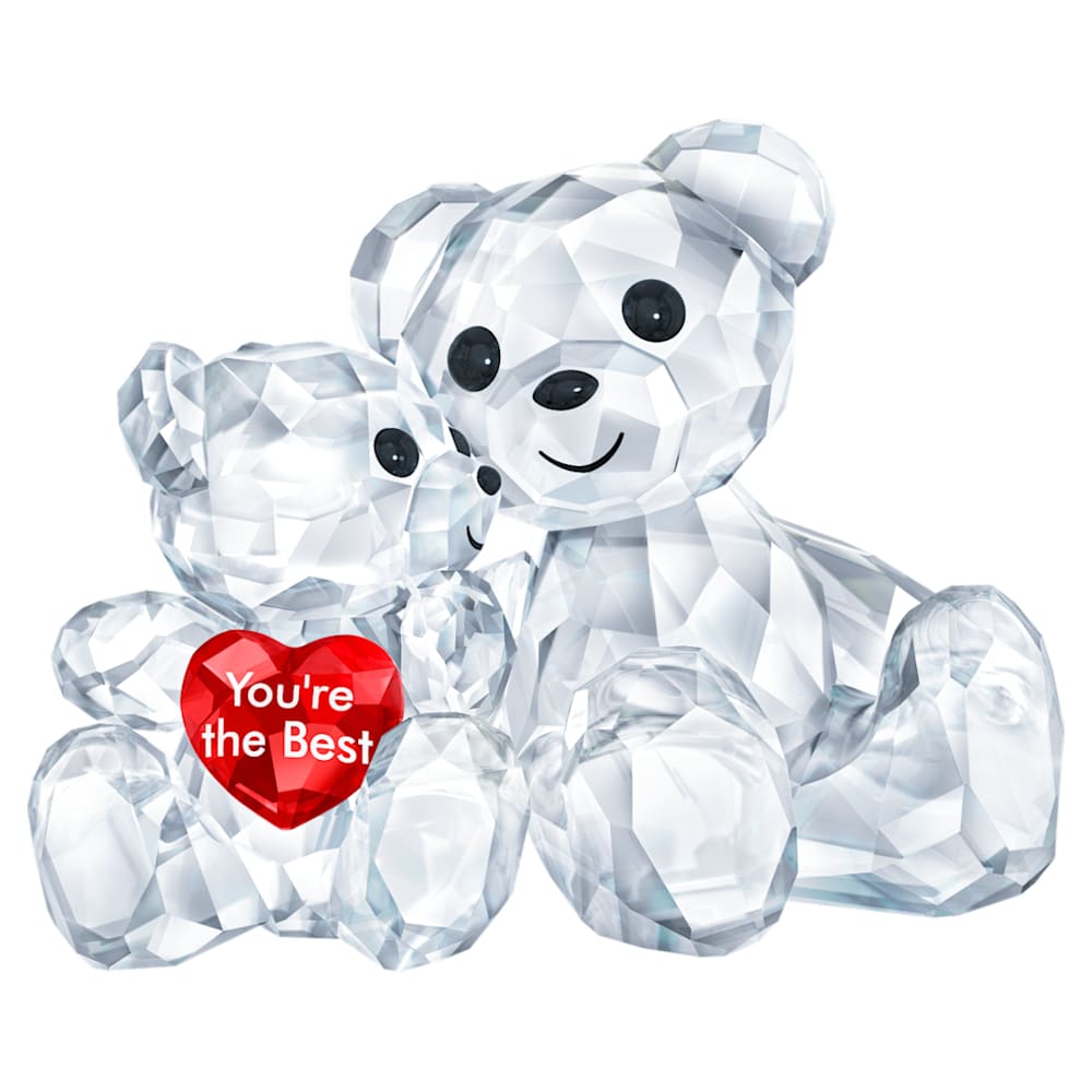 Load image into Gallery viewer, Swarovski Kris Bear - Youre the Best CRYSTALS Red

