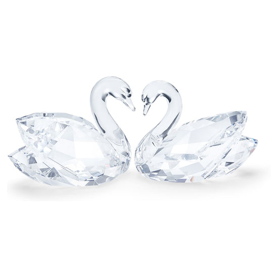 Load image into Gallery viewer, Swarovski Swan Couple CRYSTALS White
