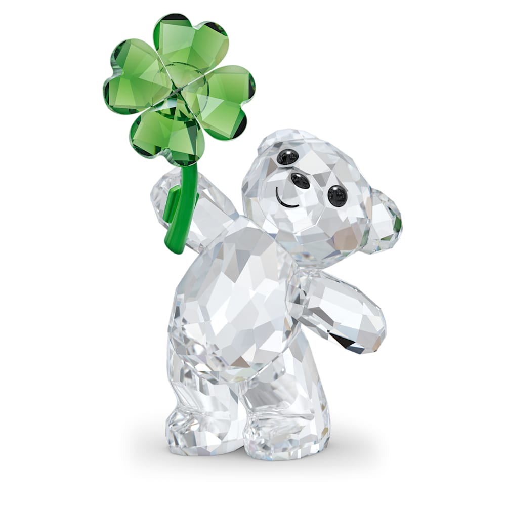 Load image into Gallery viewer, Swarovski Kris Bear Lucky Charm CRYSTALS Green

