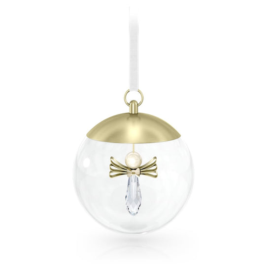 Swarovski Holiday Magic Angel Ball Ornament ORNAMENTS White