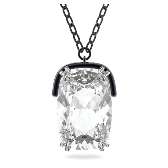 Load image into Gallery viewer, Harmonia pendant, Oversized crystal, White, Mixed metal finish
