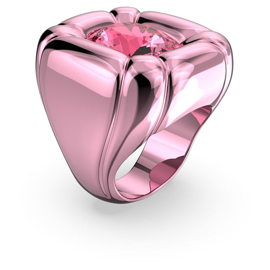 Dulcis cocktail ring, Cushion cut, Pink Size 52