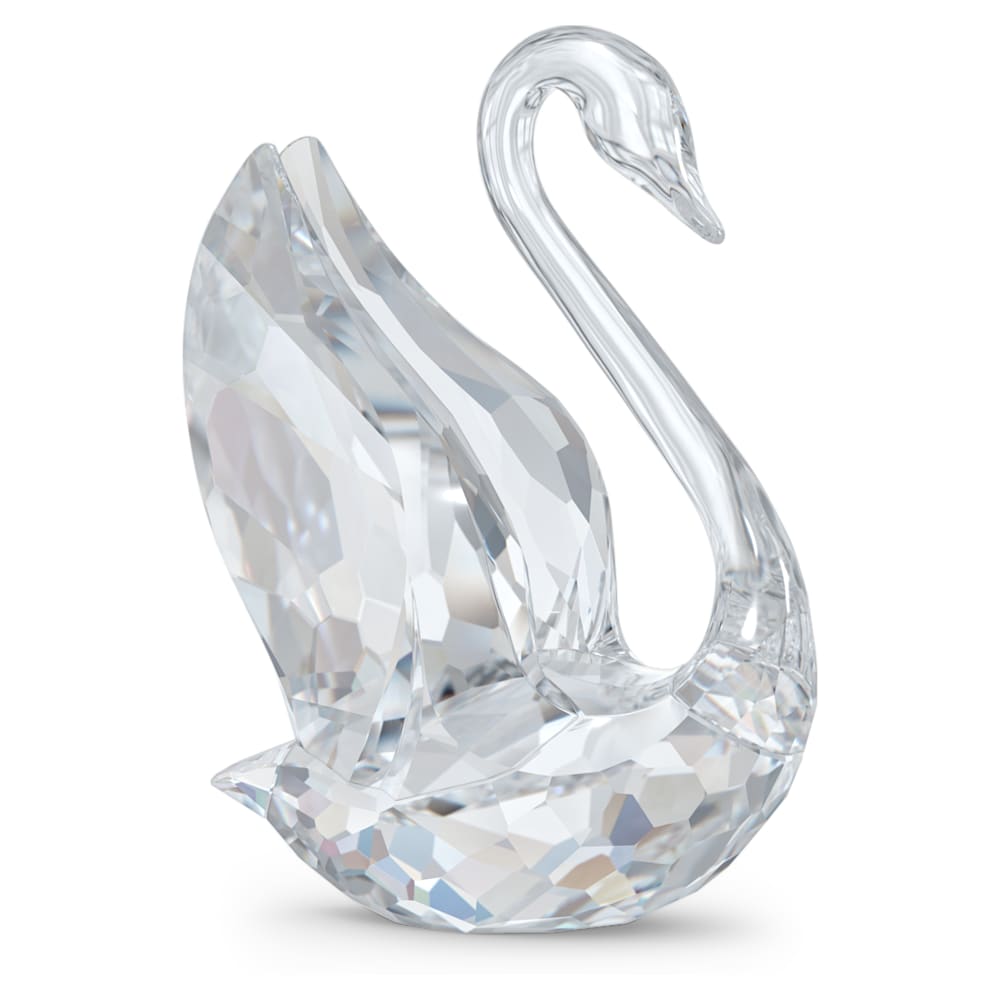 Load image into Gallery viewer, Swarovski Signum Swan, Medium CRYSTALS White
